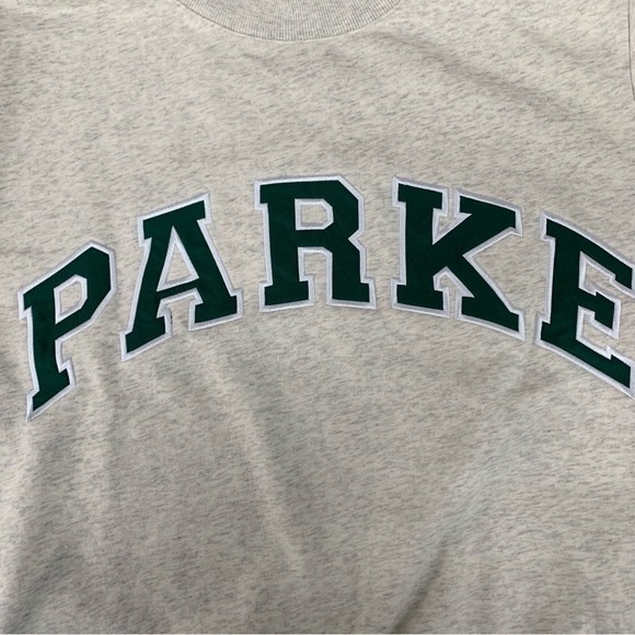 Parke Light Gray Mockneck Sweatshirt Heritage - Picture 2 of 8